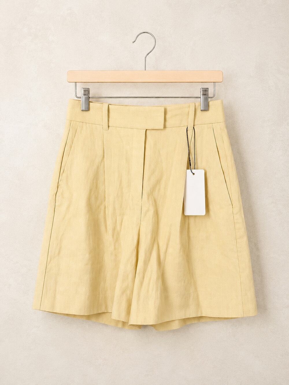 Iris & Ink 7 Inch Linen Blend Shorts Size 8 NWT